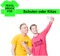 Schulen oder Kitas TEXTIL DRUCK FÜR